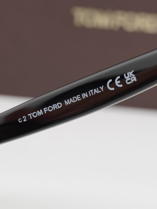 Tom Ford Annabelle-02 FT1282 01N Round Sunglasses - Black / Green main image 5
